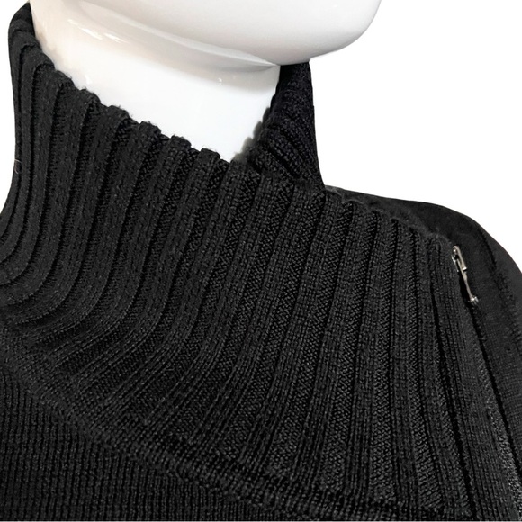 Pre-owned, black Athleta Chill Factor Wool Blend Sweater Coat - XS - Picture 8 of 16